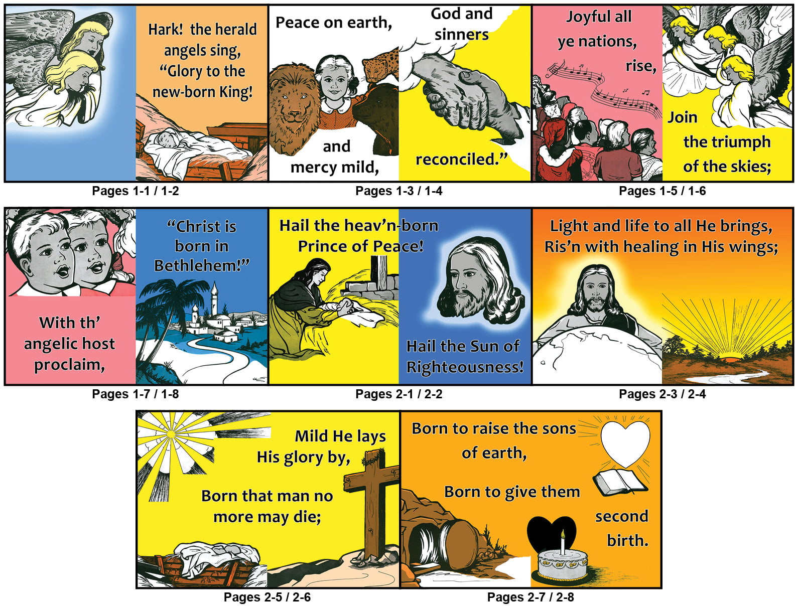 6200-2C Hark! The Herald Angels Sing (Print Only) - Image 2