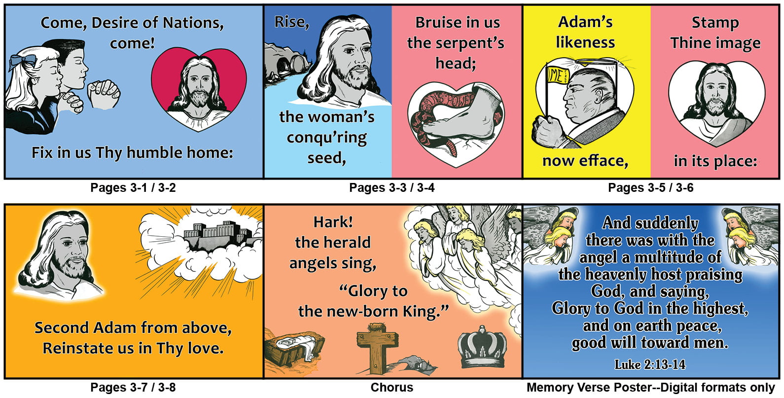 6200-2C Hark! The Herald Angels Sing (Print Only) - Image 3