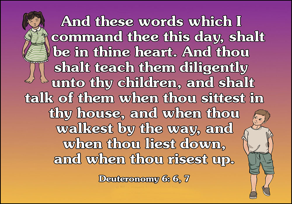 Deuteronomy 6:6-7 Memory Verse Download (Ready-to-Print PDF) - Image 2