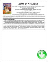 Away In A Manger Puppets Activity (Ready-to-Print PDF) A6040-DL